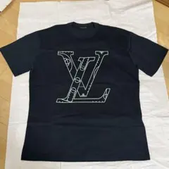 LOUIS VUITTON NBA コラボ ビッグ ロゴ Tシャツ L 黒 LV - メルカリ