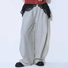 JEANASISスウェットコクーンタックパンツ