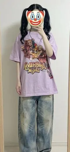 ロッキンジェリージェリービーン ハーレイクイン ロンT - メルカリ