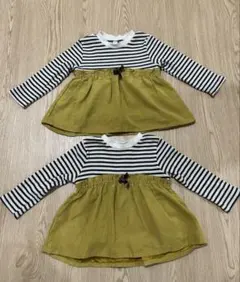 アプレレクール　トップス　90 双子　2枚セット