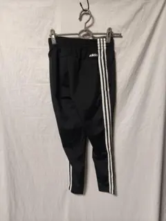adidas トラックパンツ ジャージ 3本ライン ブラック レディース M