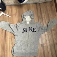 NIKE グレー フルジップパーカー M