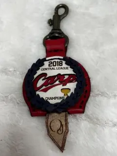 広島カープ広島東洋カープ2018年カープチャンピオンレザーキーカバーキーホルダー