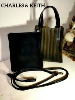 CHARLES & KEITH トランスルーセント トートバッグ