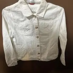 Hush Puppies ホワイトデニムジャケット Lサイズ