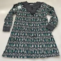 RAG MART 110サイズ 葉柄ワンピース