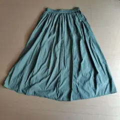 SHOO LA RUE ミモレスカート カーキグリーン