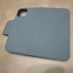 docomo select iPhone13 専用 手帳型ケース ライトブルー