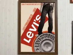 80’後半～90年代 LEVI'S リーバイス 501 ディーン 額付 ポスター 80'後半～90年代 LEVI'S リーバイス 501 ディーン 額付 ポスター