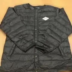 DANTON ブラック ダウンコート L