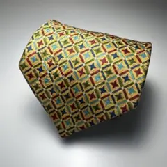 【おまとめご購入の場合2割り引き】 幾何学模様 シルクネクタイ