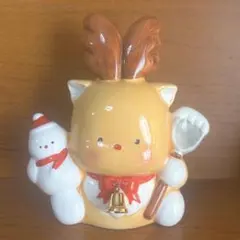 希少 昭和レトロ チムニーワールド 陶器製 置物 貯金箱 サンタ & エミリオ 希少 昭和レトロ チムニーワールド 陶器製 置物 貯金箱 サンタ