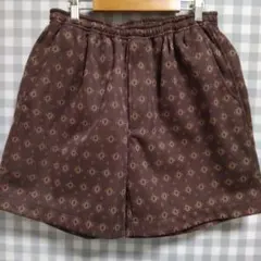 (美品)BEAMS総柄 ショートパンツ ブラウンのサムネイル