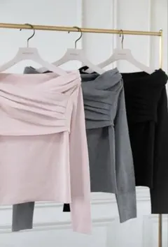 herlipto Aveline Gathered Knit Top