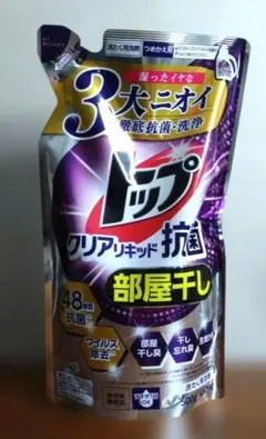 トップ クリアリキッド抗菌 部屋干し つめかえ用 500gのサムネイル