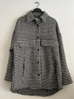 zara 千鳥柄　ジャケット M