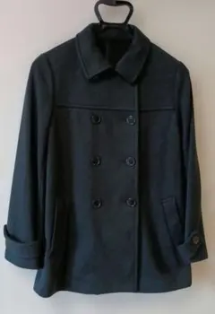 レディース　ハーフコート　Ｍ　裏フリース　ブラック