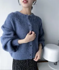 A part by 5G2WAYクルーシャギーカーディガン　クリーニング済