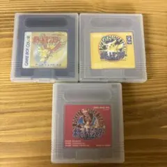 ポケットモンスター 赤・金・ピカチュウゲームボーイカラー用ソフトセット