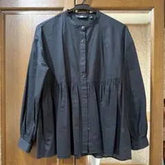 UNIQLO ブラック フレアシャツ S