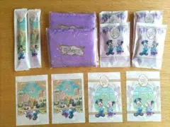 ファンタジースプリングスホテル　エコバッグ　2個セット　アメニティ　ポストカード