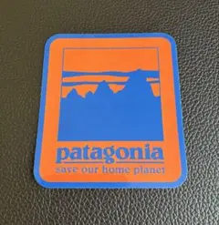 パタゴニア save our home planetオレンジ防水ステッカー16