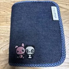 familiar クマ刺繍 三つ折り財布 - メルカリ