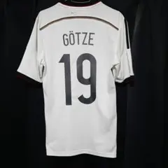【未使用タグ付き】ドイツ代表　ゲッツェ　ユニフォーム　リバーシブル 未使用タグ付き】ドイツ代表 ゲッツェ ユニフォーム リバーシブル
