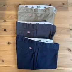 Dickies　ディッキーズ　874　3本セット