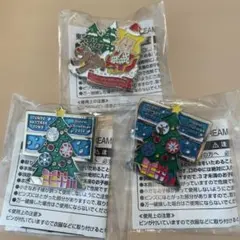 東京スカイツリー　ソラマチ　クリスマスデザイン ピンバッジセット