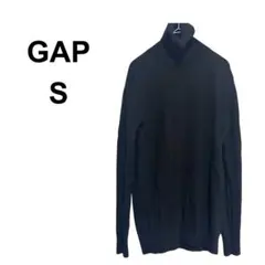 GAP タートルネックニット メリノウール100％ Sブラック 長袖 上質 黒