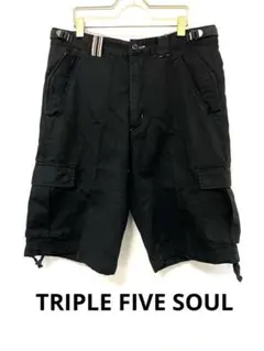 当時物　555soul カーゴショーツ　ブラック　HIPHOPのサムネイル