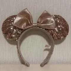 ミニーマウス　ローズゴールドカチューシャ