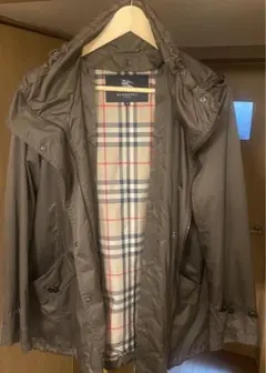 希少　バーバリー　ロンドン　ナイロンジャケット　ノバチェック ミリタリー
