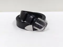 ポールスミス/スペイン製/真鍮バックル/レザーロングベルト/ナローベルト/34のサムネイル