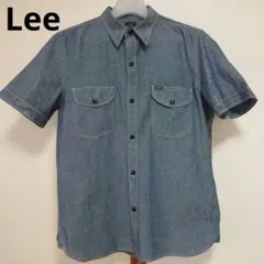 Lee XL シャンブレー ワーク シャツ デニム ダンガリー リーのサムネイル