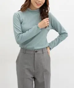 未使用タグ付き ハイネック 長袖 Tシャツ L Honeys ハニーズ