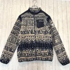 クイックシルバー キッズ アウター ボアジャケット ベージュ系160cm