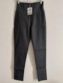 ハイウエストスキニーパンツ（グレーブラック）