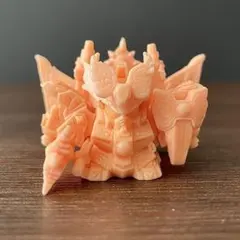 当時物】SDガンダム キングガンダムⅡ世 ガン消し ペールオレンジ
