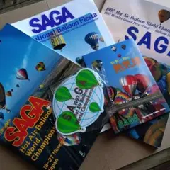 【激レア】懐かしの佐賀バルーンフェス1988、1989、1997パンフ+絵はがき