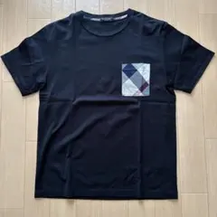 ブラックレーベル ポケット付きTシャツ ブラック Mサイズ