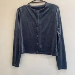 ベロアカーディガン