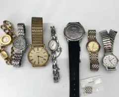 【ジャンク品】SEIKO入り不動腕時計7点おまとめ