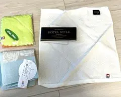 新品未使用　今治　タオルハンカチ　フェイスタオル　4枚　まとめ売り