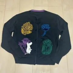 ムーミンコラボ Syrup. シロップ カーディガンLLダークグレー