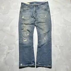 Abercrombie & Fitch/ダメージデニム/ストレートデニム