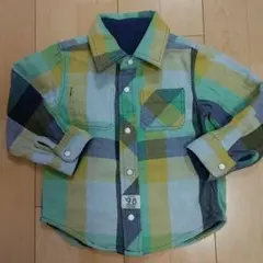 美品 ジャンクストア リバーシブル　長袖　チェック　シャツ　95