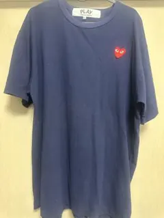 PLAY COMME des GARÇONS ネイビー Tシャツ　xxxl