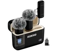 【新品・未使用品】ワイヤレス ピンマイク 充電ケース付き Hi-Fi高音質のサムネイル